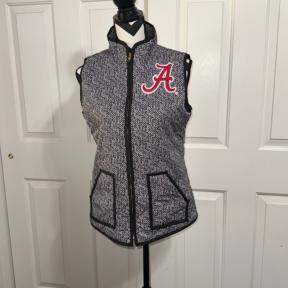 GAMEDAY COUTURE Alabama Herringbone Puffer Vest